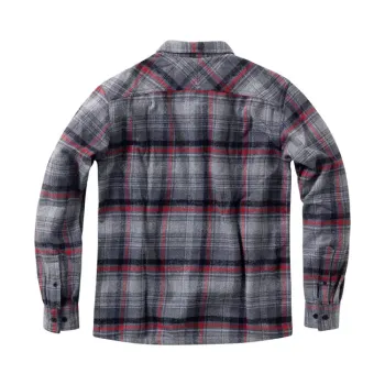 cafe 4 racer - WCC Rigid Flannel shirt grey - WEST COAST CHOPPERS Tričká 