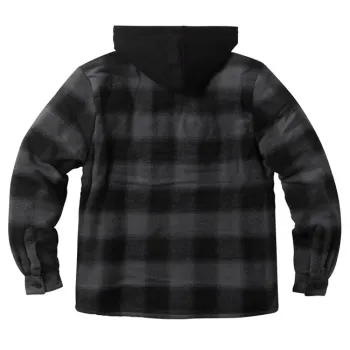 cafe 4 racer - WCC Hell Bent Flannel jacket charcoal/black - WEST COAST CHOPPERS Bundy 