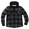 cafe 4 racer - WCC Hell Bent Flannel jacket charcoal/black - WEST COAST CHOPPERS Bundy 