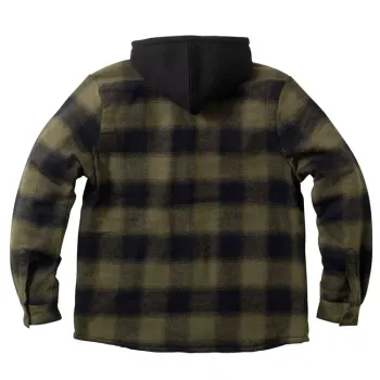 cafe 4 racer - WCC Hell Bent Flannel jacket olive/black - WEST COAST CHOPPERS Jackets 