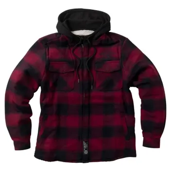 cafe 4 racer - WCC Hell Bent Flannel jacket red/black - WEST COAST CHOPPERS Bundy 