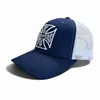 cafe 4 racer - WCC OG Cross cap navy/white - WEST COAST CHOPPERS Šiltovka 