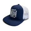 cafe 4 racer - WCC OG Cross Flatbill cap navy/white - WEST COAST CHOPPERS Caps 