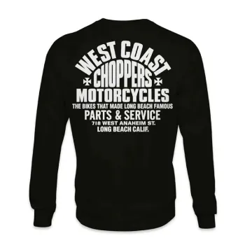 cafe 4 racer - WCC Parts sweatshirt black - WEST COAST CHOPPERS Mikina 