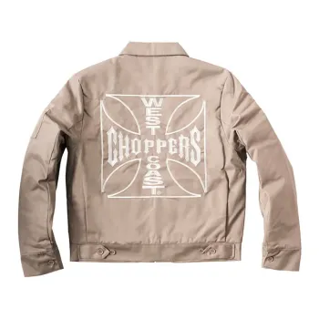 cafe 4 racer - WCC OG lined workjacket sand - WEST COAST CHOPPERS Bundy 