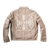 cafe 4 racer - WCC OG lined workjacket sand - WEST COAST CHOPPERS Bundy 