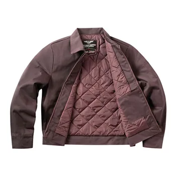 cafe 4 racer - WCC OG lined workjacket chocolate brown - WEST COAST CHOPPERS Bundy 