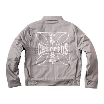 cafe 4 racer - WCC OG lined workjacket silver gray - WEST COAST CHOPPERS Jackets 