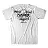 cafe 4 racer - WCC Motorcycle t-shirt white/black - WEST COAST CHOPPERS Trička 