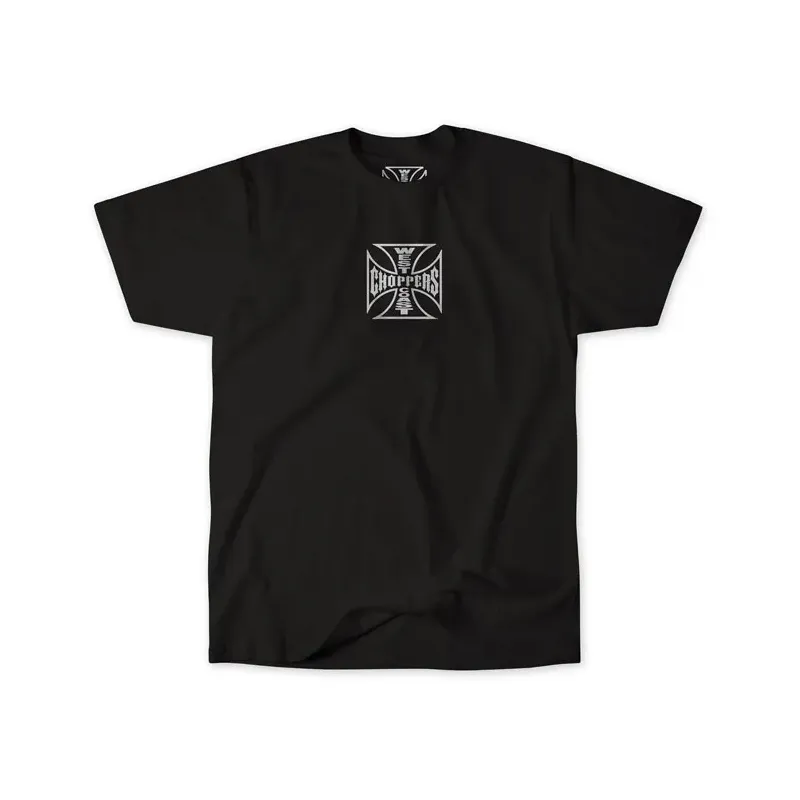 cafe 4 racer - WCC Parts t-shirt black/white - WEST COAST CHOPPERS T-Shirts 
