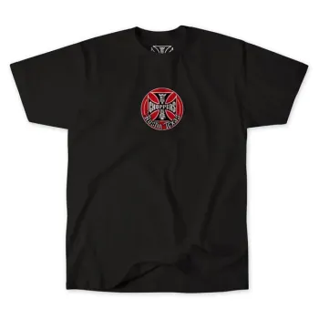 cafe 4 racer - Tričko s logom American Chopper Flag dark heather - American Chopper Tričká 
