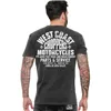 cafe 4 racer - WCC Parts t-shirt vintage black  - WEST COAST CHOPPERS Trička 