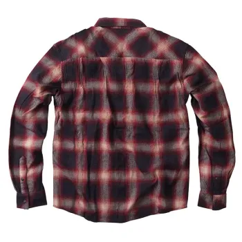 cafe 4 racer - WCC Outlaw Flannel shirt red/grey - WEST COAST CHOPPERS Shirts 