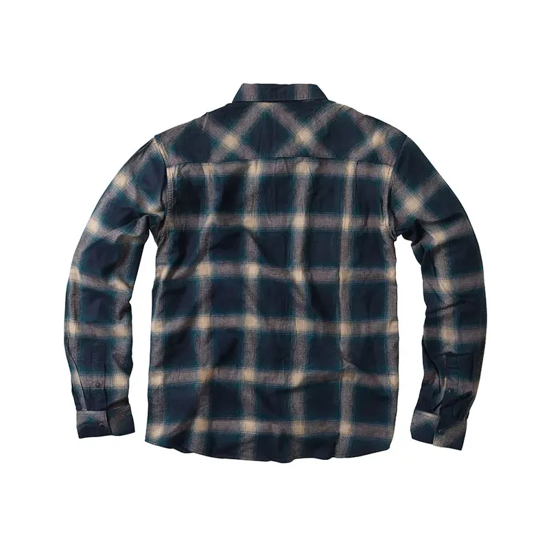 cafe 4 racer - WCC Outlaw Flannel shirt blue/beige - WEST COAST CHOPPERS Shirts 