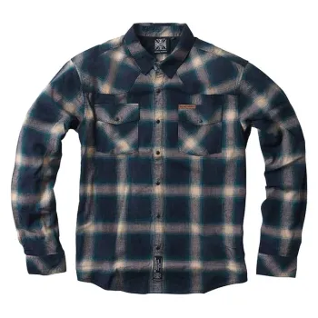 cafe 4 racer - Roeg Blaze Flannel shirt brown - ROEG Shirts 