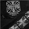 cafe 4 racer - WCC Dominator zip hoodie black - WEST COAST CHOPPERS Mikiny s kapucňou 
