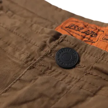 cafe 4 racer - WCC CFL Cargo pants khaki brown - WEST COAST CHOPPERS Moto nohavice 