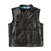 cafe 4 racer - WCC x 13 1/2 Dominator leather riding vest - WEST COAST CHOPPERS Vesty 