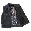 cafe 4 racer - WCC x 13 1/2 Dominator RAW denim riding vest - WEST COAST CHOPPERS Vesty 