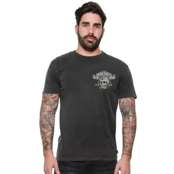 cafe 4 racer - Dickies Mapleton tričko šedý melír - DICKIES Tričká 
