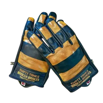 cafe 4 racer - WCC Por Vida gloves black - WEST COAST CHOPPERS Gloves 