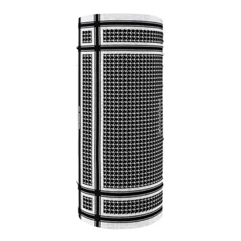 ZANheadgear Motley Tube polyester houndstooth black & white