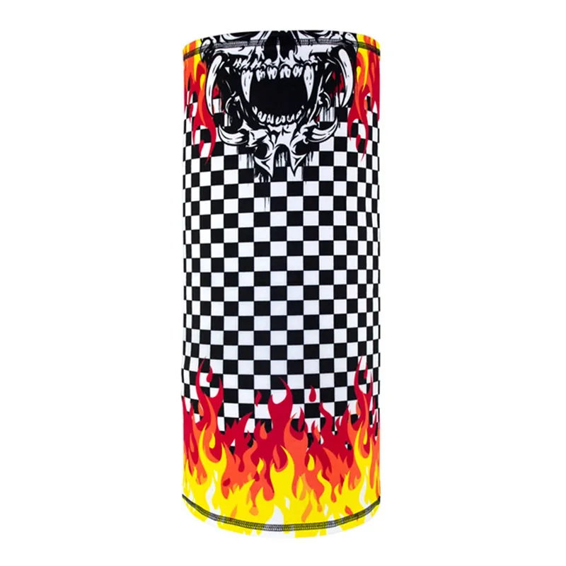 cafe 4 racer - ZANheadgear Motley Tube sportflex checkered flames - Zan headgear Tunnels & masks & Tubes 