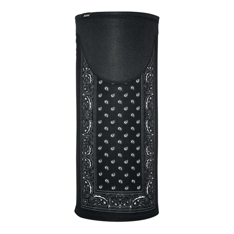 cafe 4 racer - ZANheadgear Motley Tube windproof black paisley - Zan headgear Tunnels & masks & Tubes 
