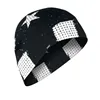 cafe 4 racer - ZANheadgear helmet beanie sportflex black & white flag - Zan headgear Beanies 