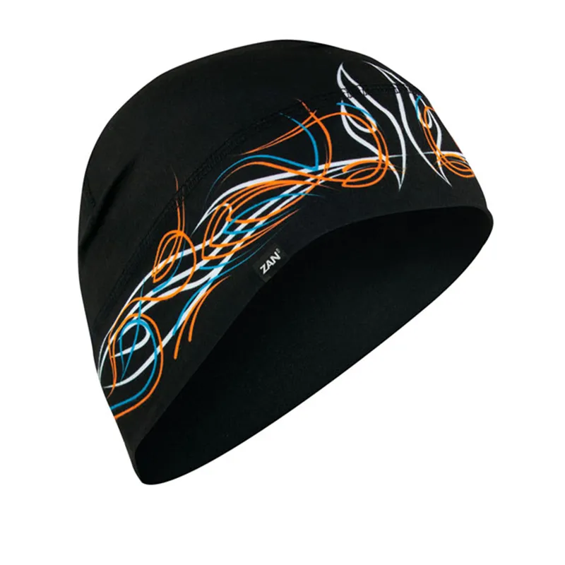 cafe 4 racer - ZANheadgear Čiapka na prilbu sportflex all pinstripe flame - Zan headgear Zimní čepice 