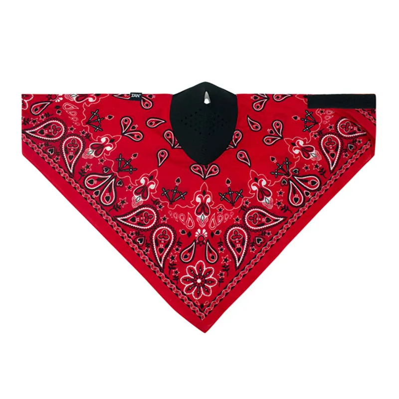 cafe 4 racer - ZANheadgear Neodanna mask red paisley - Zan headgear Tunnels & masks & Tubes 