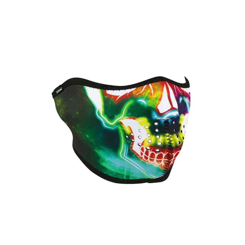 cafe 4 racer - ZANheadgear Half Mask neoprene electric skull - Zan headgear Tunnels & masks & Tubes 