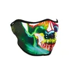 cafe 4 racer - ZANheadgear Half Mask neoprene electric skull - Zan headgear Tunnels & masks & Tubes 