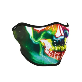 cafe 4 racer - ZANheadgear Half Mask neoprene electric skull - Zan headgear Tunnels & masks & Tubes 