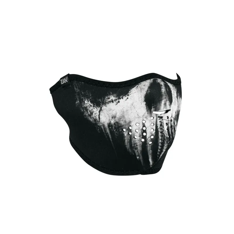 cafe 4 racer - ZANheadgear Polomaska neoprénová lebka duch - Zan headgear Nákrčníky & šatky 