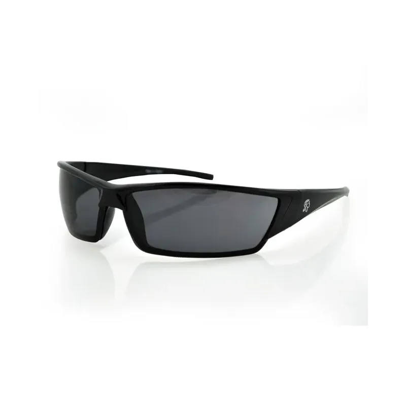 cafe 4 racer - ZANheadgear Utah Sunglass Gloss Black Frame Smoked Lens - Zan headgear Sunglasses 