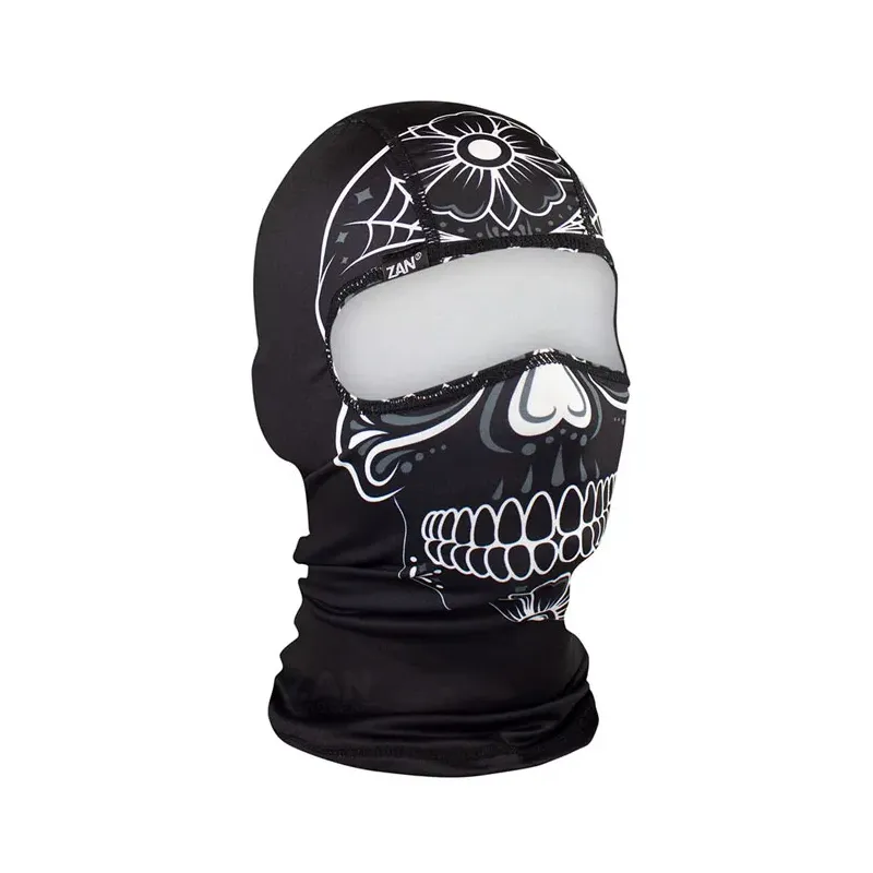 cafe 4 racer - ZANheadgear Polyester Balaclava Calavera - Zan headgear Balaclavas 