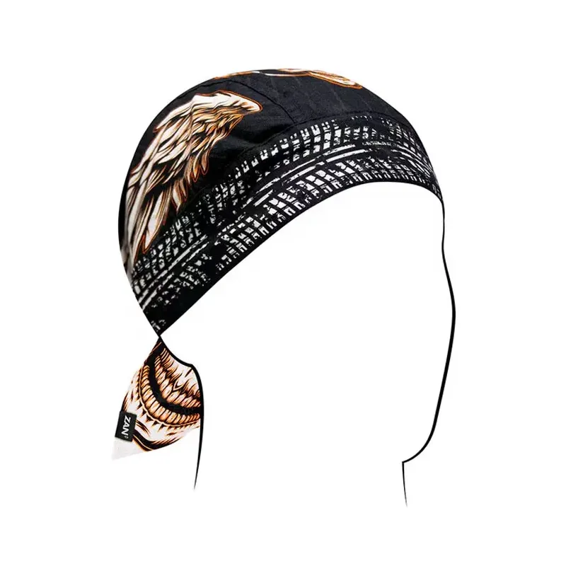 cafe 4 racer - ZANheadgear Flydanna® Cotton Flaming Skull - Zan headgear Tunnels & masks & Tubes 