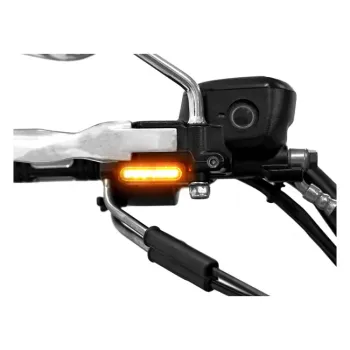 cafe 4 racer - Zieger Below bar LED turnsignals  1, black - Zieger Handlebar indicators 