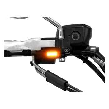 cafe 4 racer - Zieger 10005768 LED smerovky pod riadidlá 2 čierne – HD Touring 09-16, Softail 15-24 (káblová spojka) - Zieger Smerovky na riaditká 