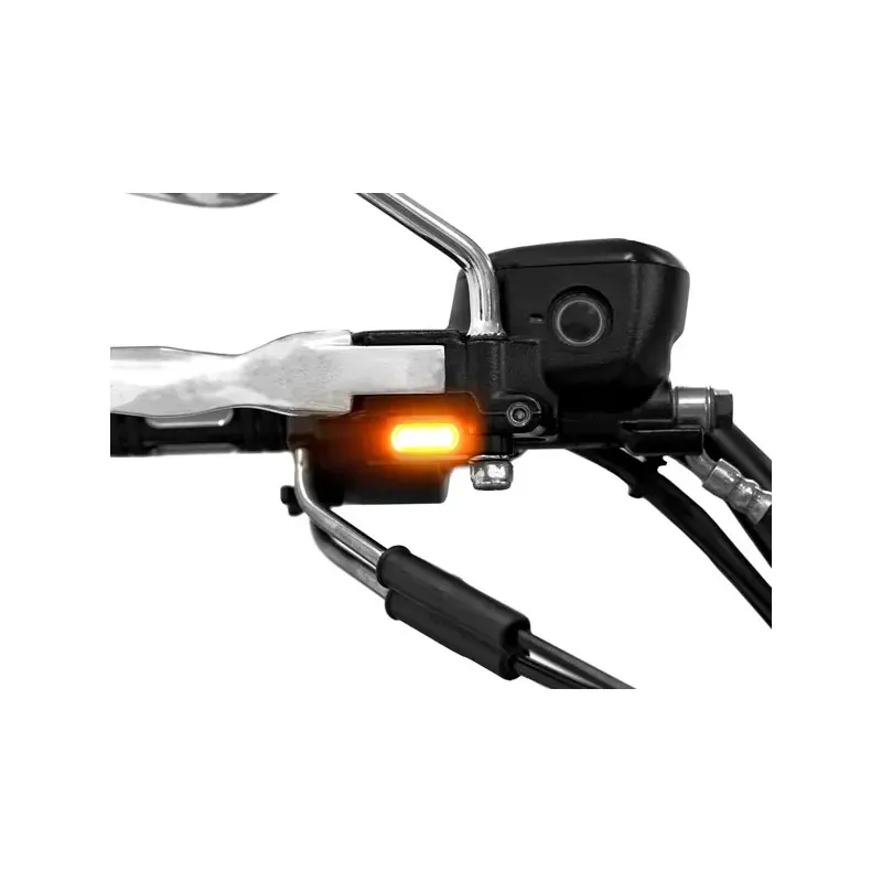 cafe 4 racer - Zieger Below bar LED turnsignals  2, black - Zieger Handlebar indicators 