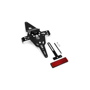 cafe 4 racer - License Plate Holder YAMAHA MT-09 24-25 Adjustable Black incl. Reflector Holder - HS MOTO Germany License plate holders 4255679208318