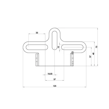 cafe 4 racer - Zieger, under fender license plate bracket kit. Pro6 - Zieger License plate holders 