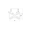 cafe 4 racer - Zieger, under fender license plate bracket kit. X-Line8 - Zieger License plate holders 