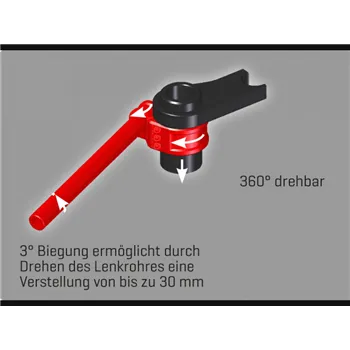 cafe 4 racer - ABM Race clip-on 3°/Ø22/260 mm - ABM Cafe Racer clip-ons 