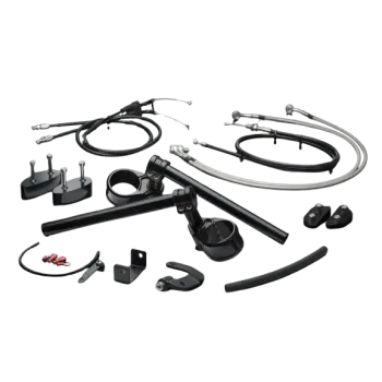 cafe 4 racer - TRW športové riadidlá "Custom" 1 palec, 25,4 mm Ø 35 mm - TRW Cafe Racer clip-ons 3322938255855
