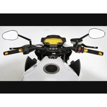 cafe 4 racer - ABM Posilovač řídítek Streetbike, typ 0439 černý - ABM Standardní řídítka  4054783013197