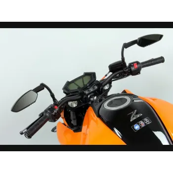 cafe 4 racer - ABM Posilovač řídítek Streetbike, typ 0439 černý - ABM Standardní řídítka  4054783013197