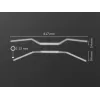 cafe 4 racer - ABM Streetbar handlebar aluminium, type 0230, gold - ABM Standard handlebars 4054783013210