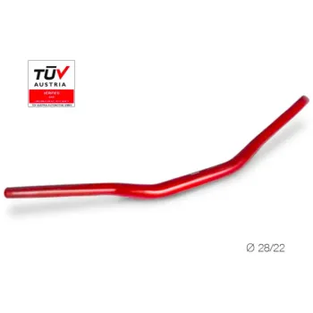 cafe 4 racer - Barracuda HANDLEBAR RACING 28/22 RED - BARRACUDA Standard handlebars 753610855255